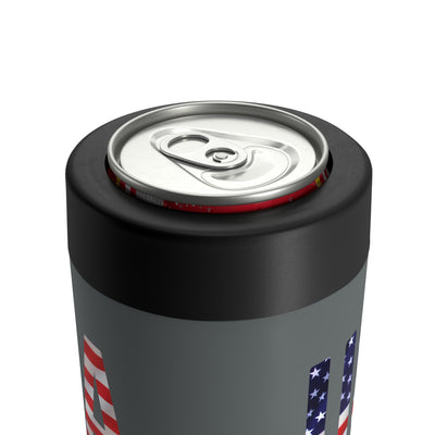 Flag USA Stainless Steel Can Holder