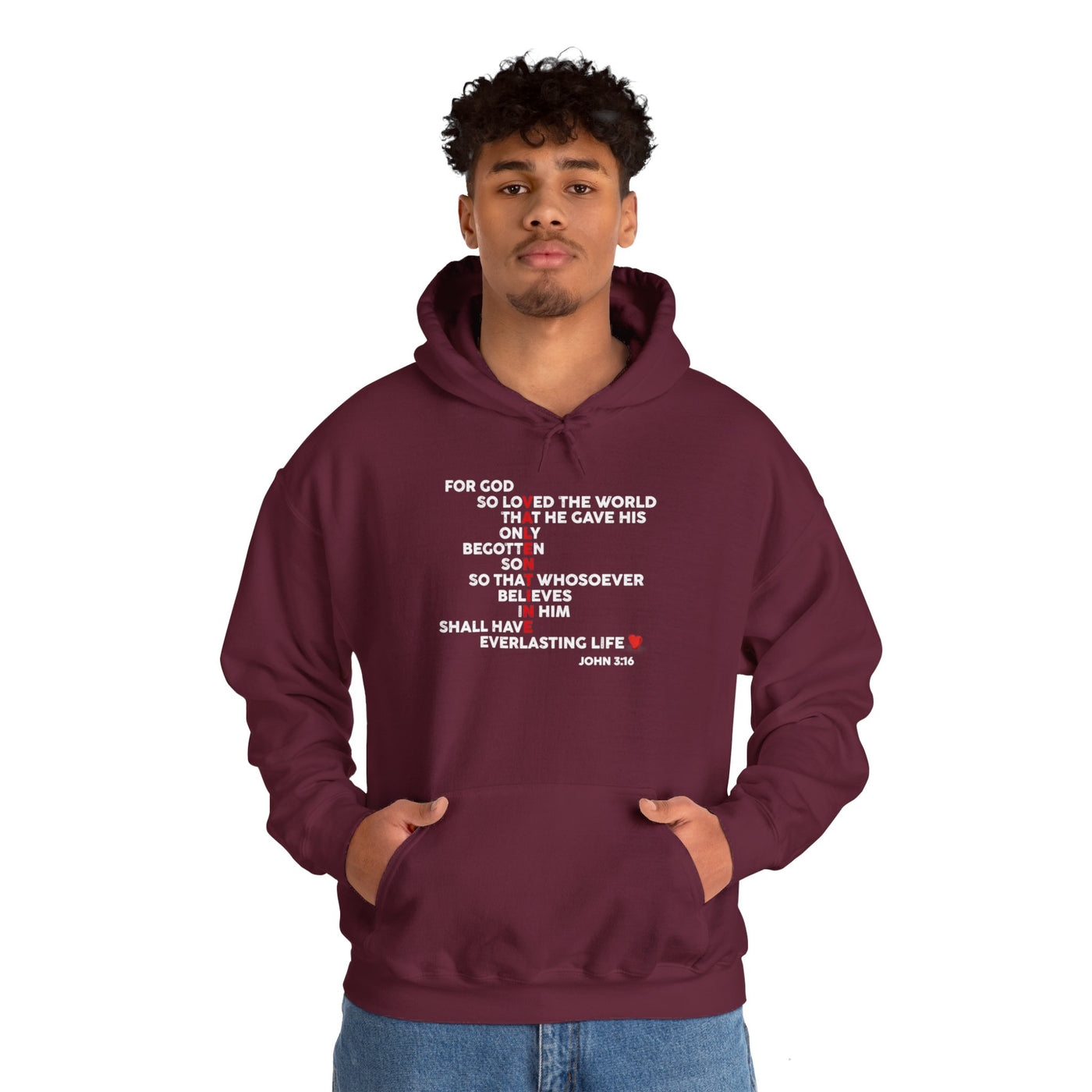 Copy of For God So Loved His Valentine Unisex Hoodie