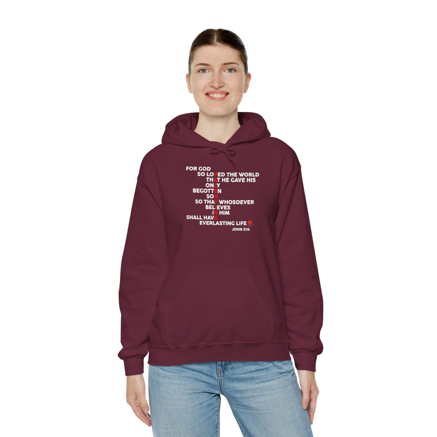 Copy of For God So Loved His Valentine Unisex Hoodie