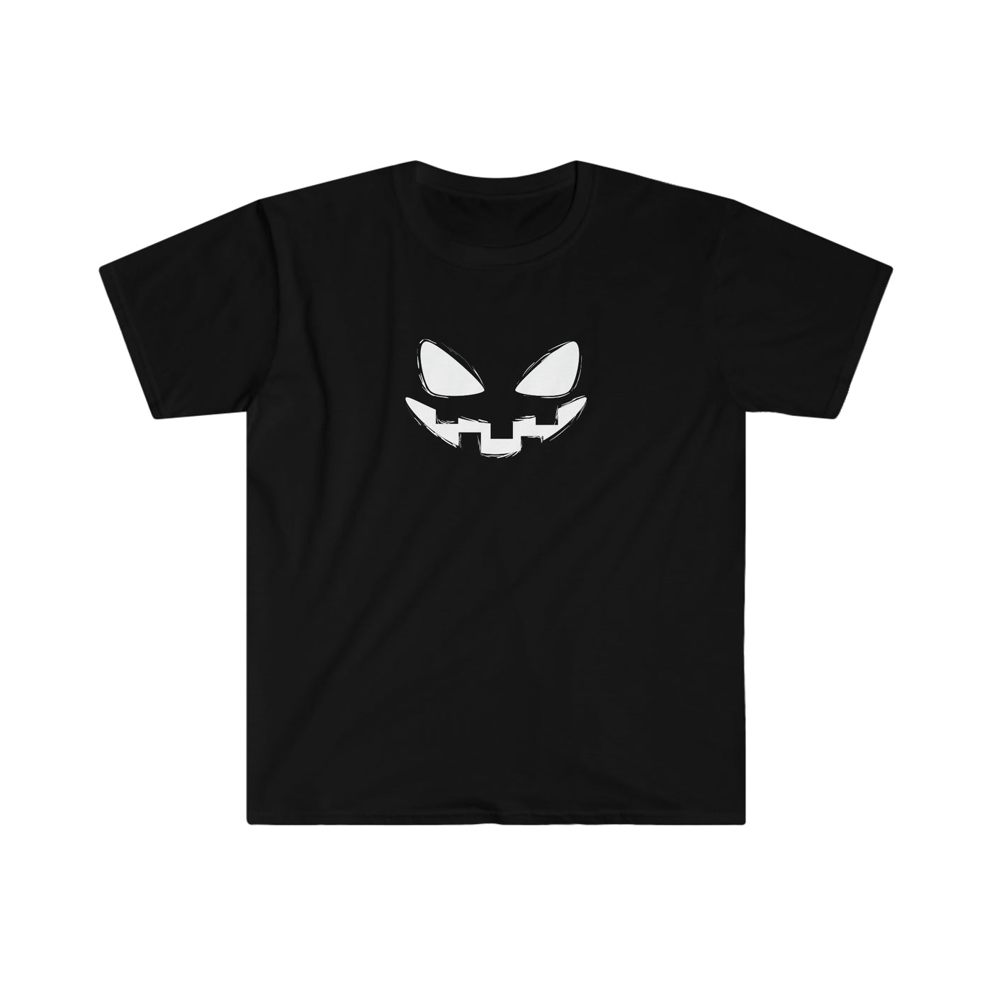 Scary Pumpkin Face Unisex T-Shirt