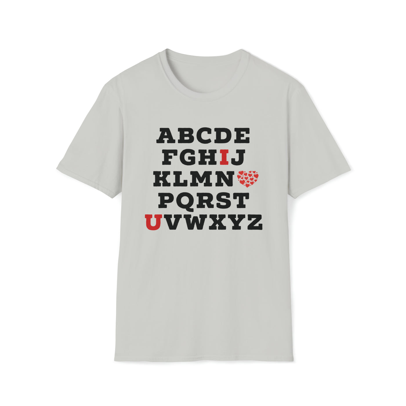 I Love You Alphabet Unisex T-Shirt