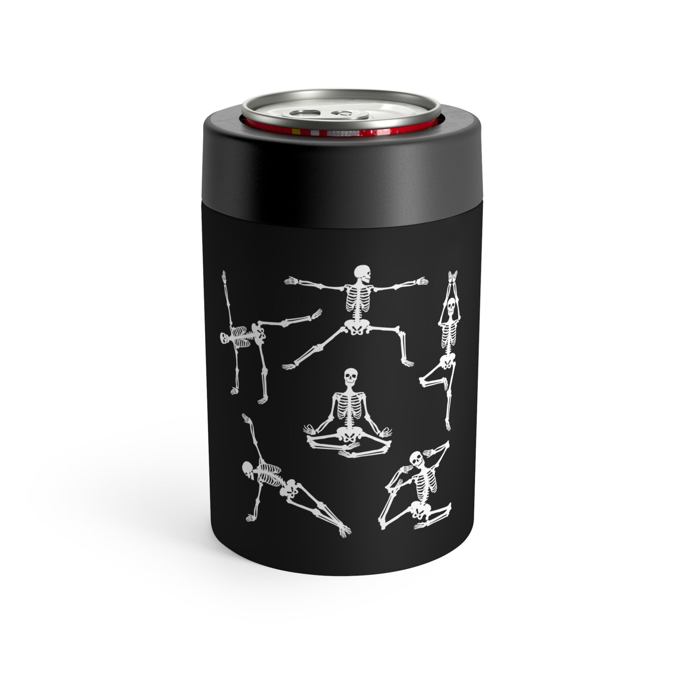 Skeleton Yoga Stainless Steel Can Holder