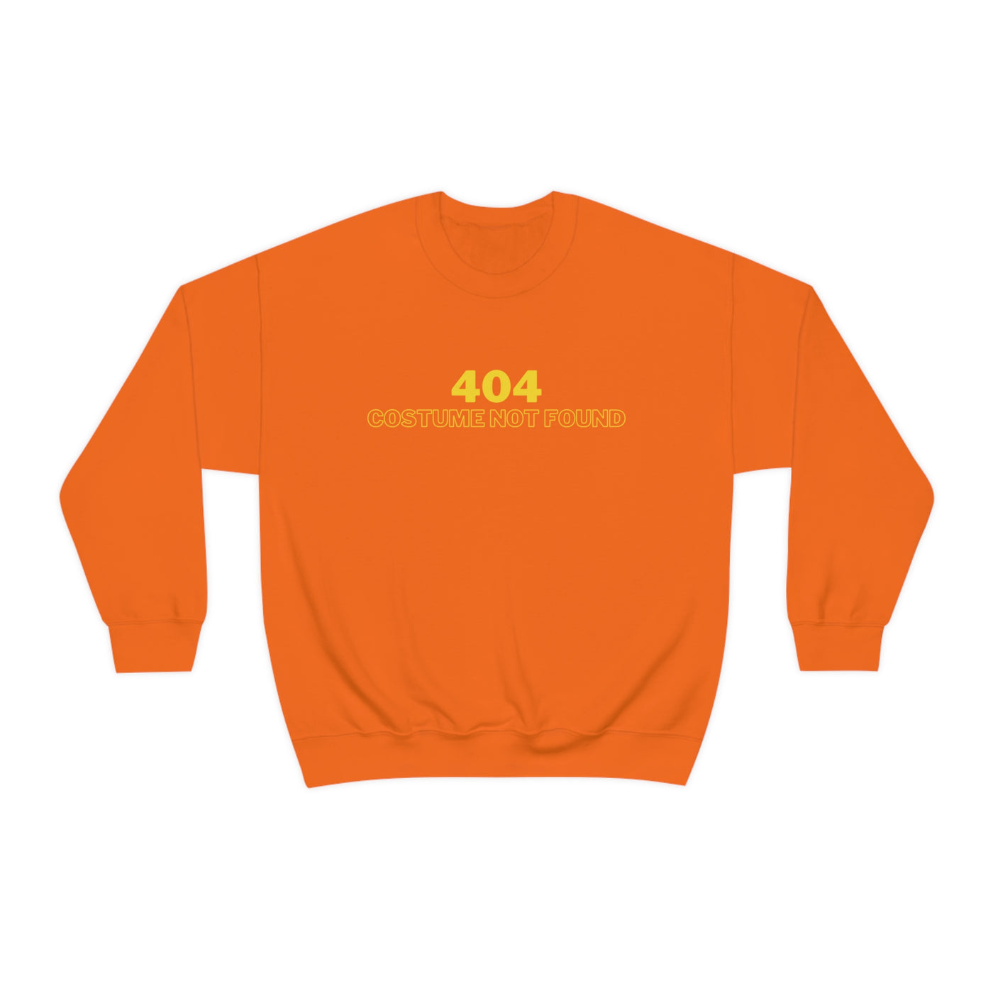 404 Costume Not Found Crewneck Sweatshirt