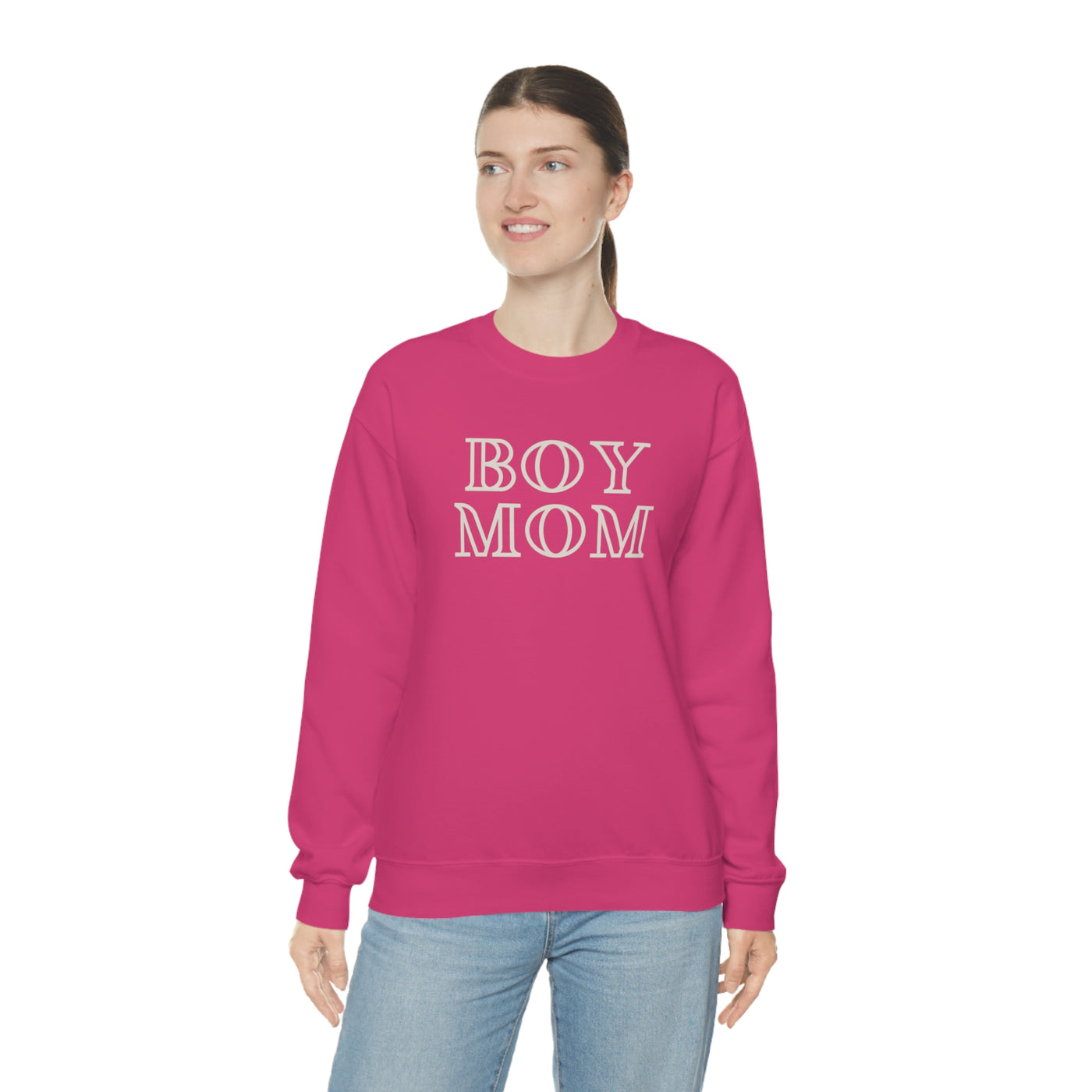 Boy Mom Crewneck Sweatshirt