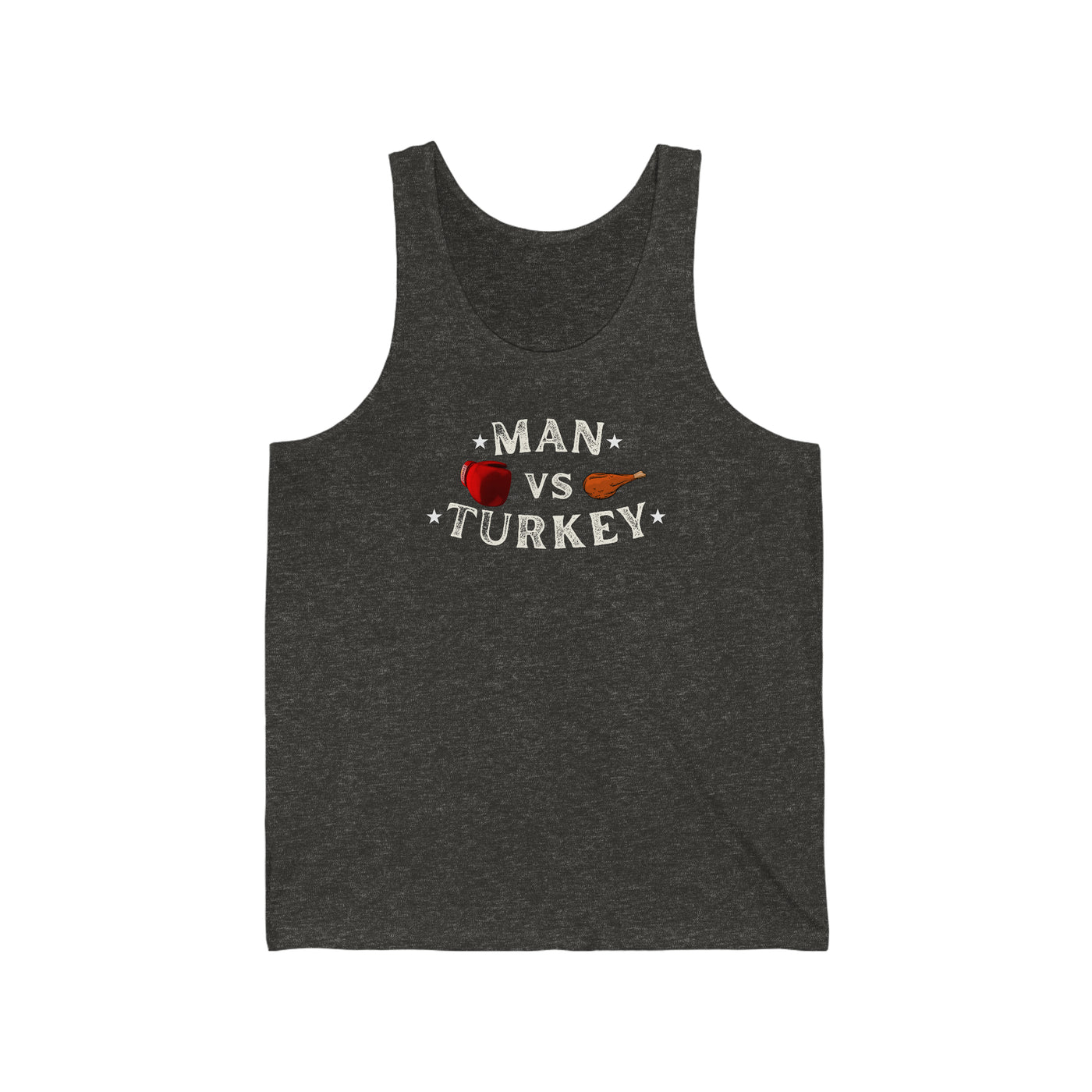 Man Vs Turkey Unisex Tank Top