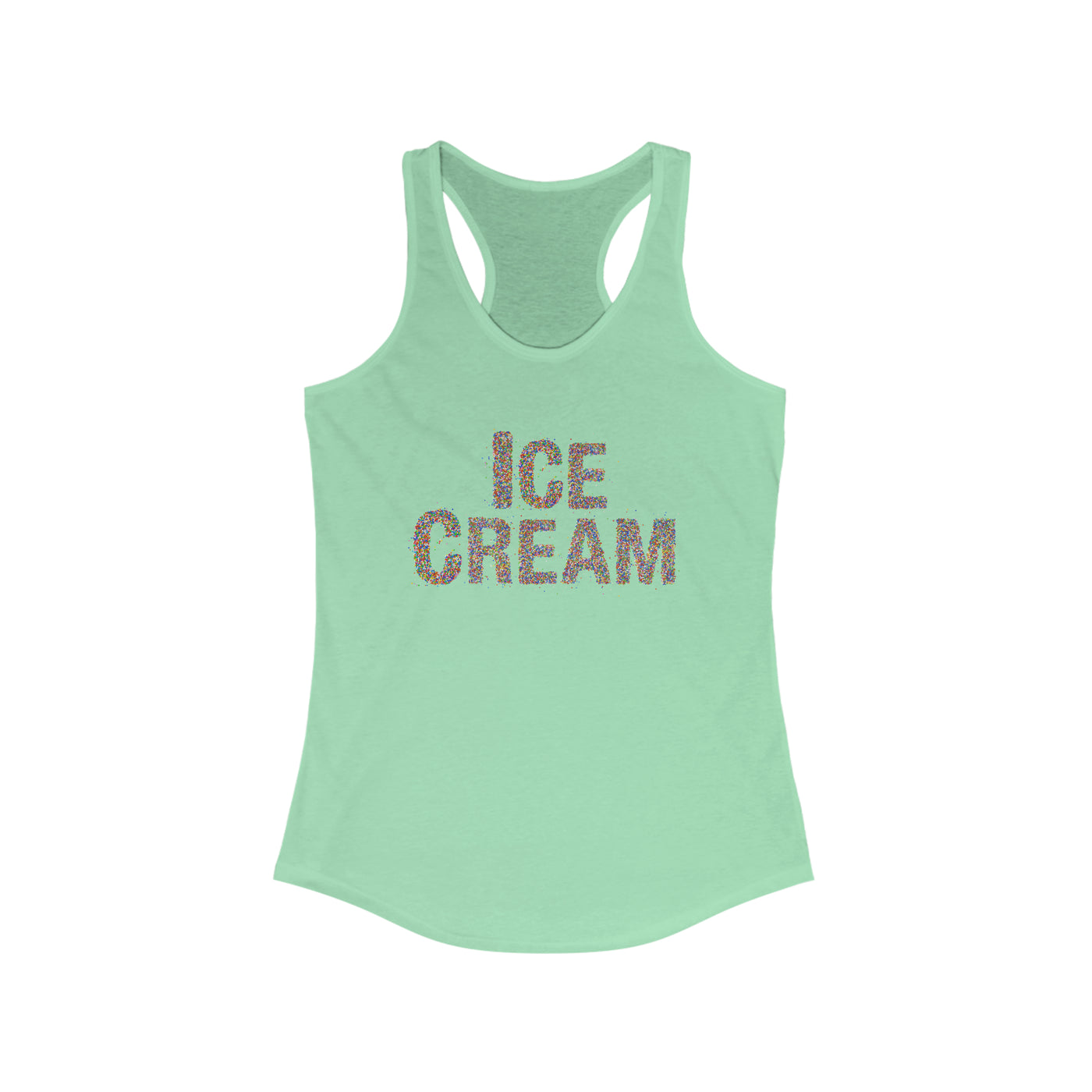 Ice Cream Sprinkles Women's Racerback Tank