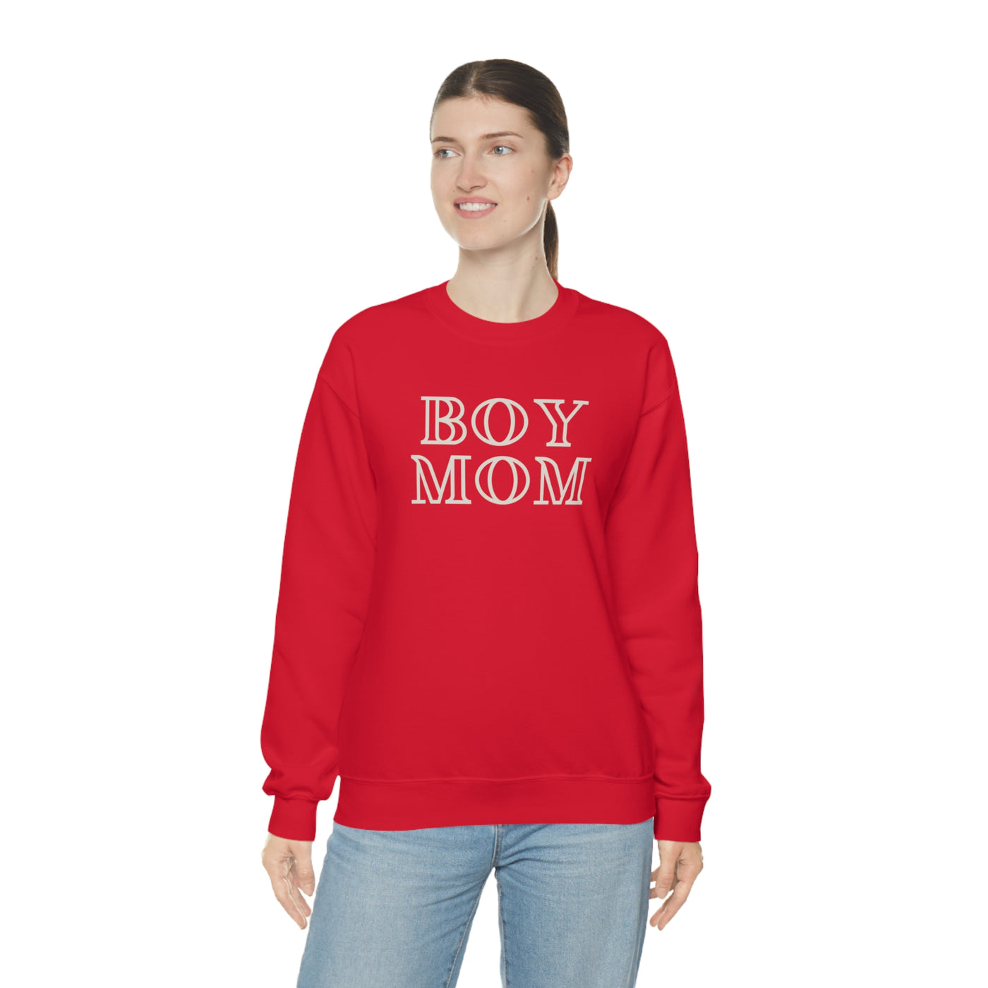 Boy Mom Crewneck Sweatshirt