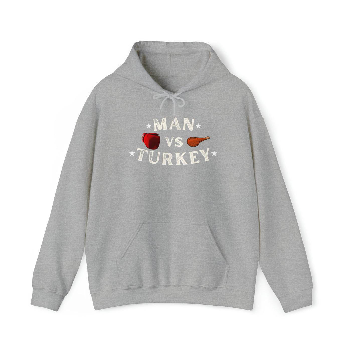 Man Vs Turkey Unisex Hoodie