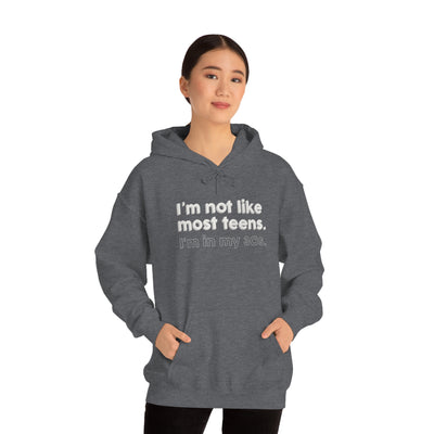 I'm Not Like Most Teens I'm In My 30s Unisex Hoodie