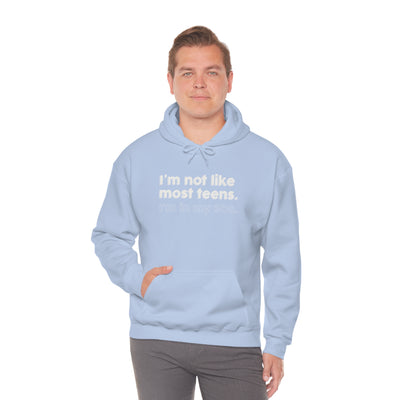 I'm Not Like Most Teens I'm In My 30s Unisex Hoodie