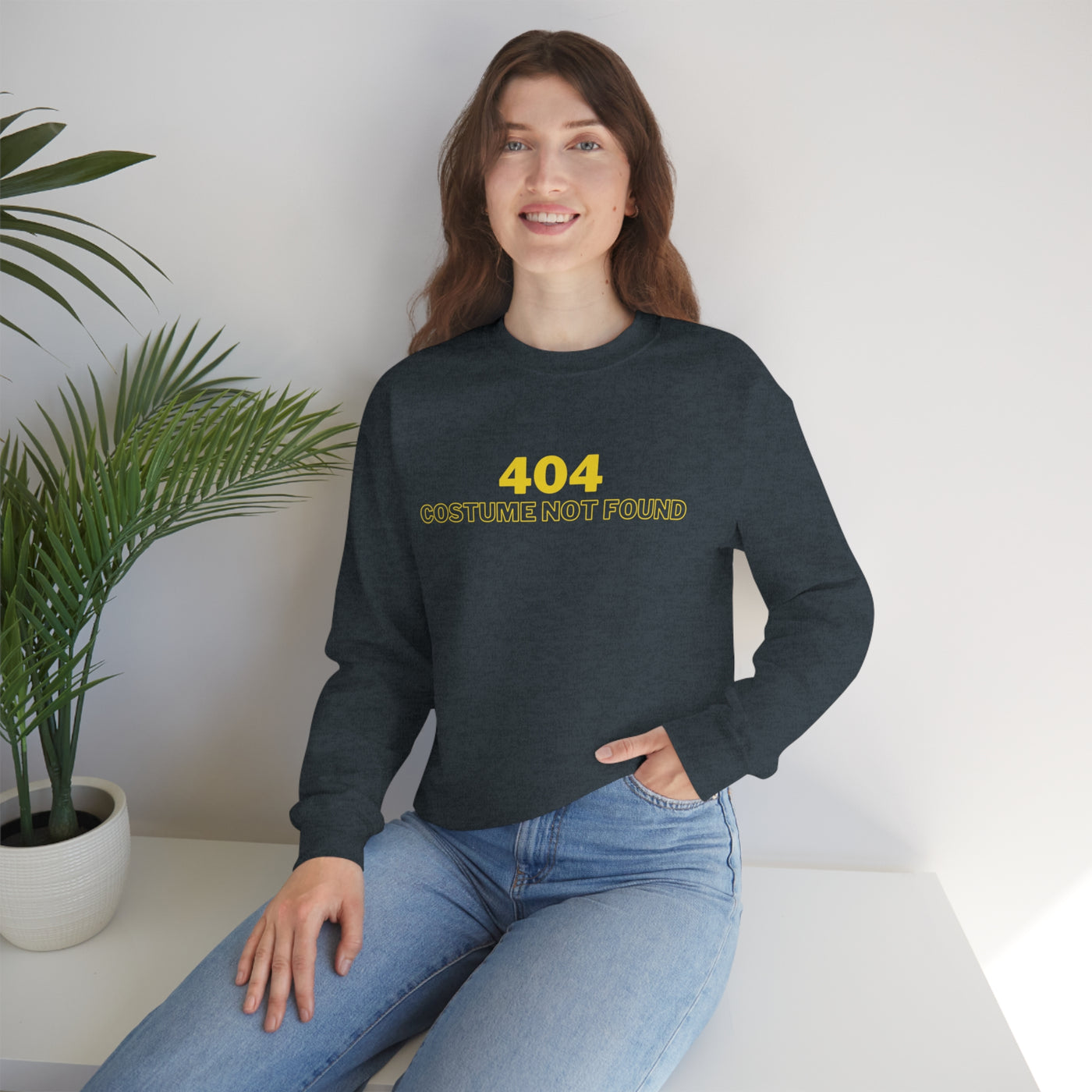 404 Costume Not Found Crewneck Sweatshirt