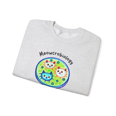 Meowcrobiology Sweatshirt - Unisex Heavy Blend Crewneck