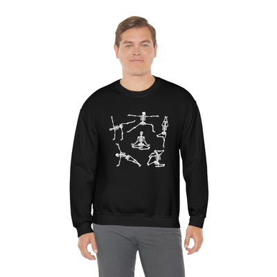 Skeleton Yoga Crewneck Sweatshirt