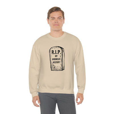 R.I.P. My Browser History Crewneck Sweatshirt