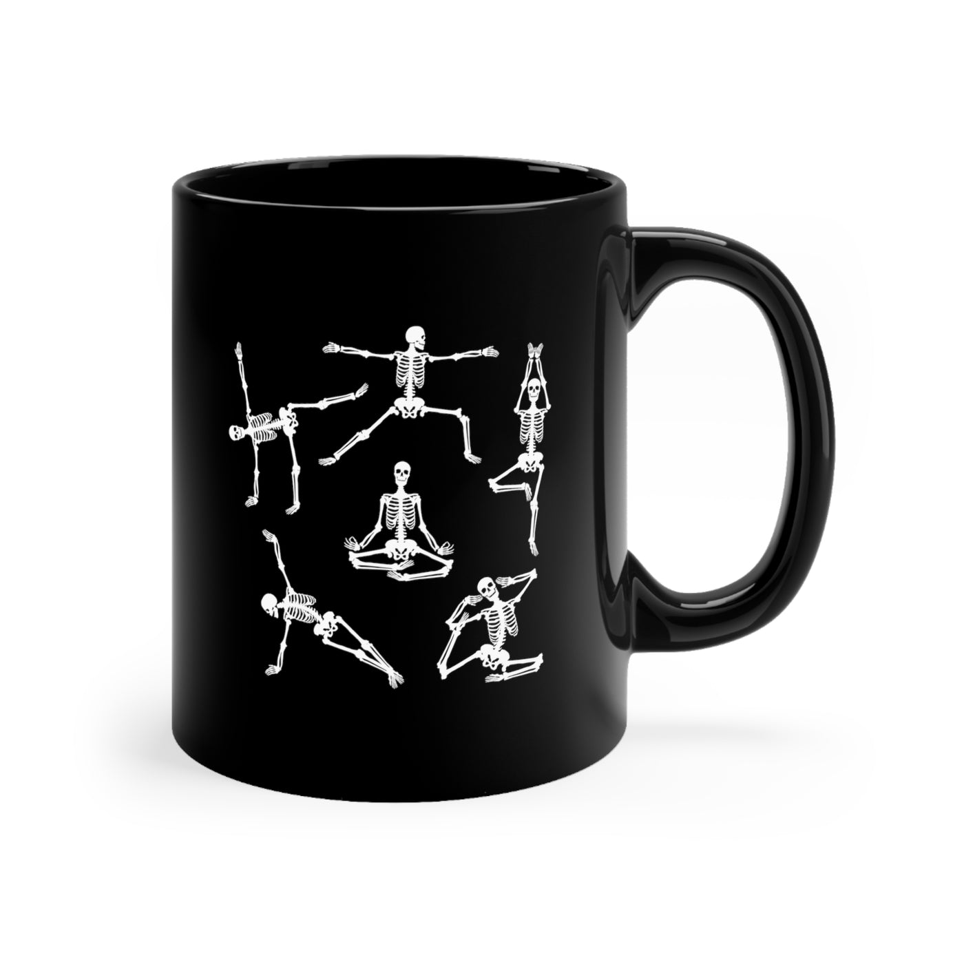 Skeleton Yoga 11oz Ceramic Mug