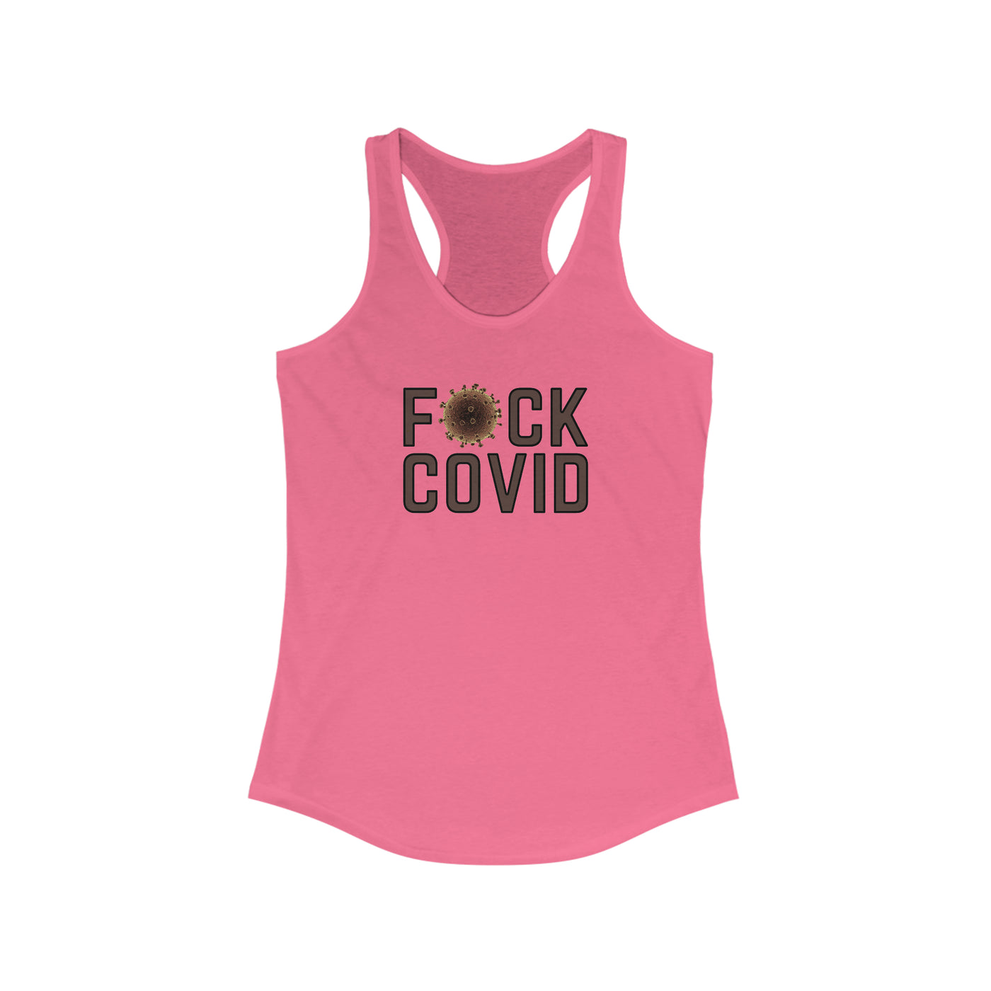 F*CK COVID Women's Racerback Tank