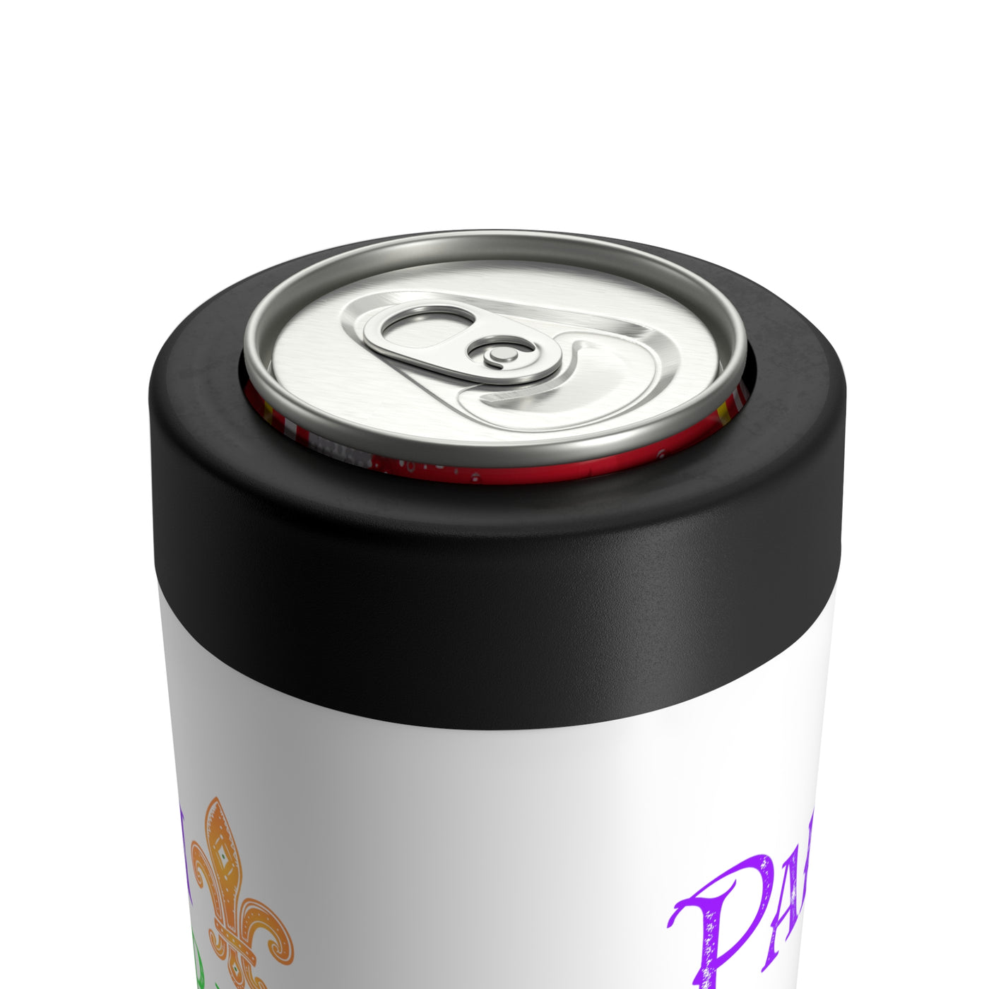 Pardi Gras Stainless Steel Can Holder