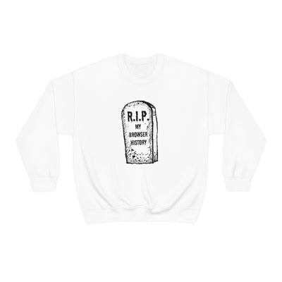 R.I.P. My Browser History Crewneck Sweatshirt