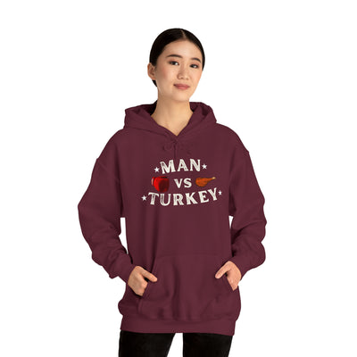 Man Vs Turkey Unisex Hoodie