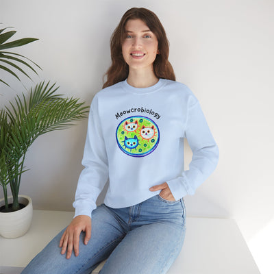 Meowcrobiology Sweatshirt - Unisex Heavy Blend Crewneck