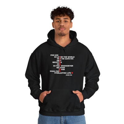 Copy of For God So Loved His Valentine Unisex Hoodie