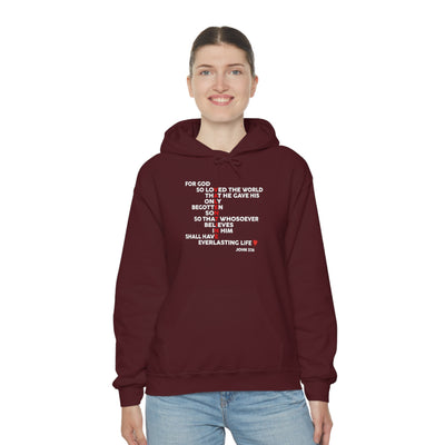 For God So Loved His Valentine Unisex Hoodie
