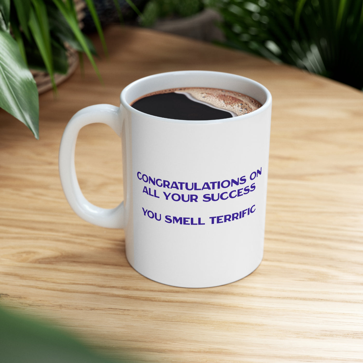 Congratulations On All Your Success You Smell Terrific 11oz Ceramic Mug