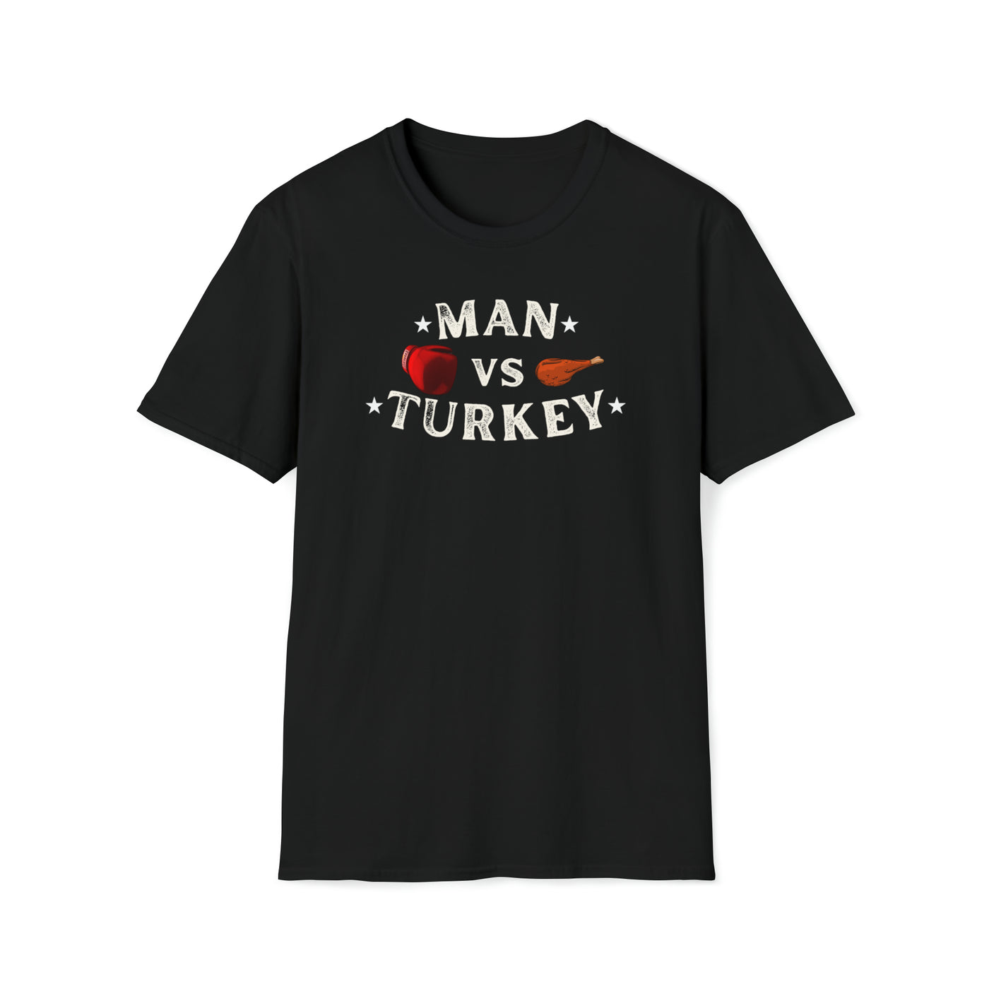 Man Vs Turkey Unisex T-Shirt