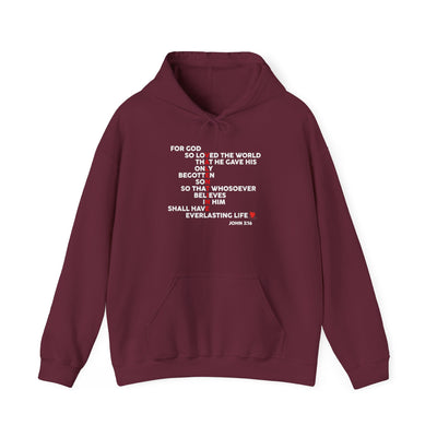 Copy of For God So Loved His Valentine Unisex Hoodie