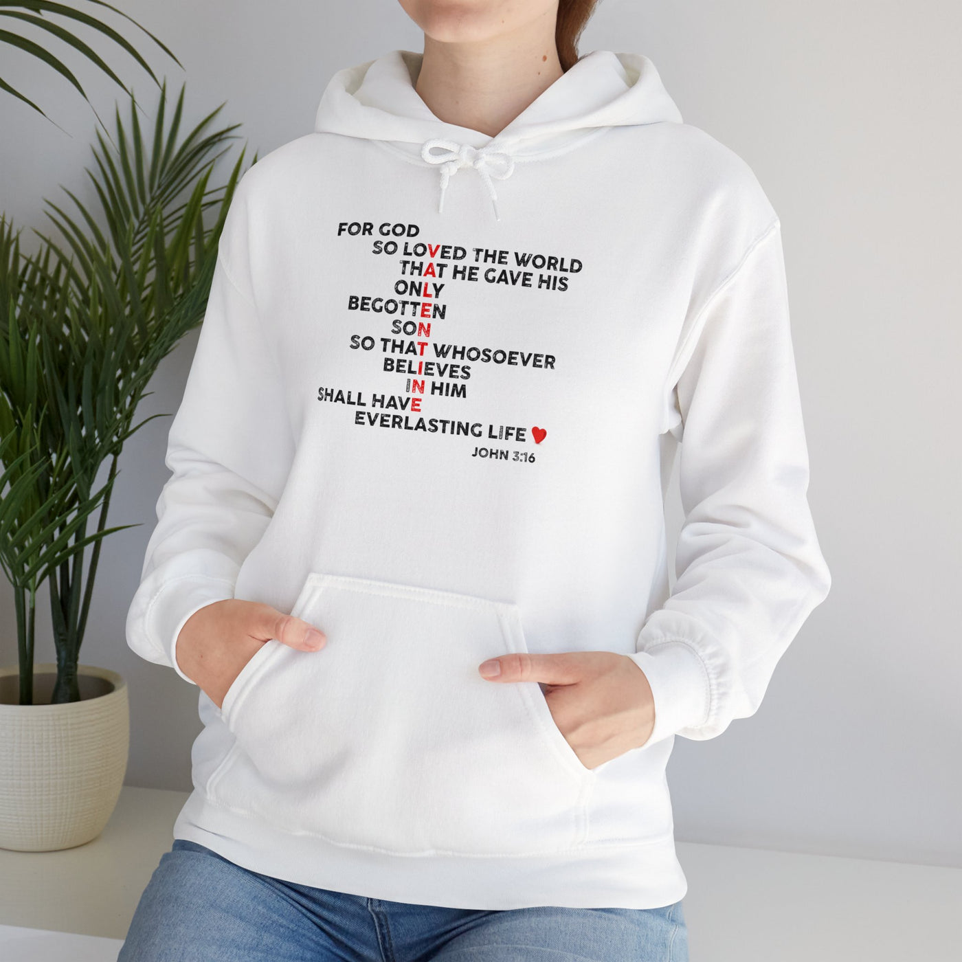 Copy of For God So Loved His Valentine Unisex Hoodie