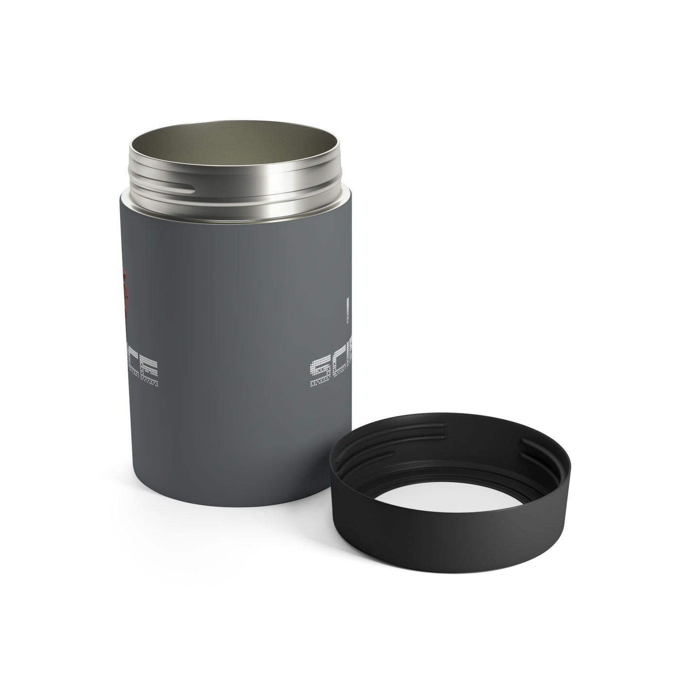 I Love Science Stainless Steel Can Holder