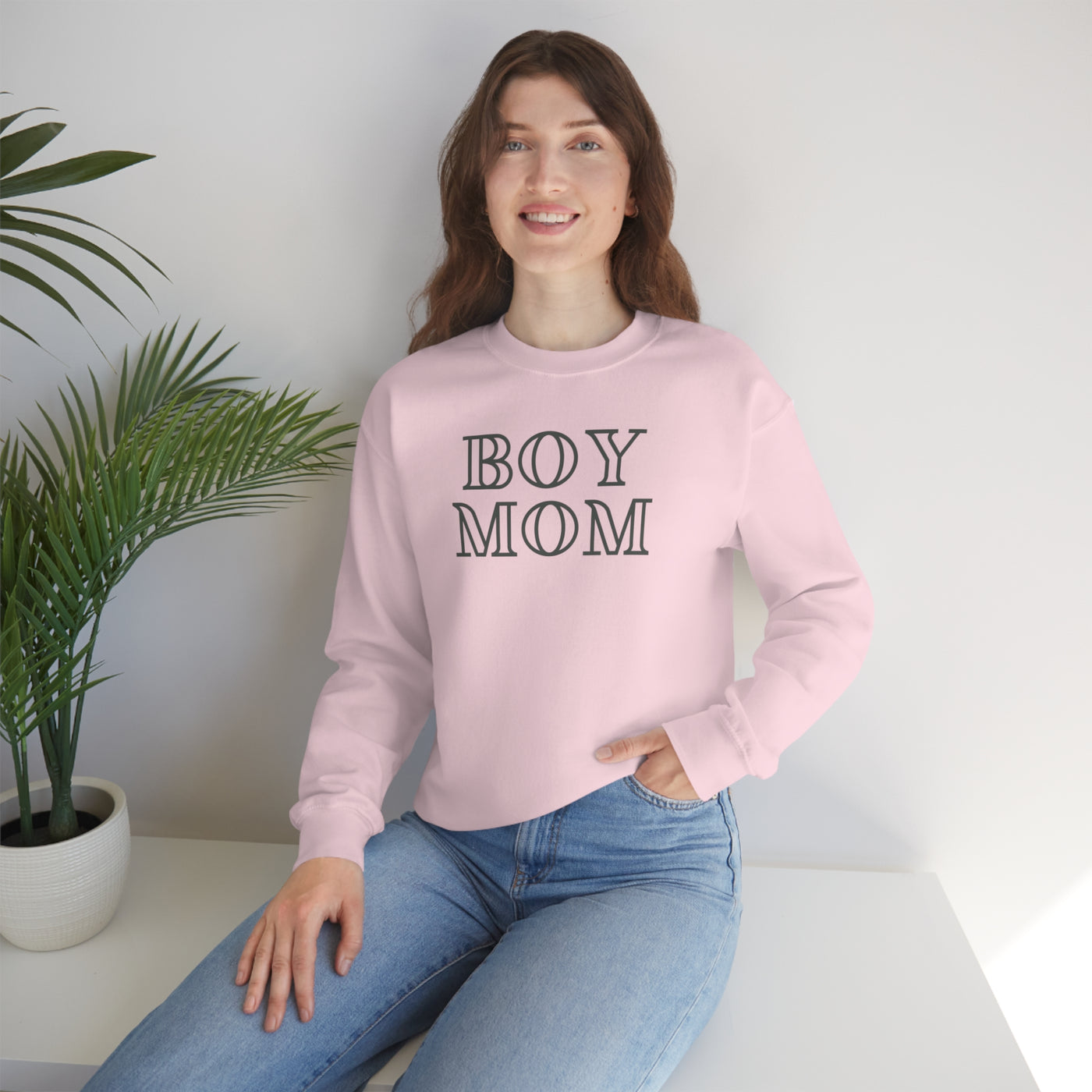 Boy Mom Crewneck Sweatshirt