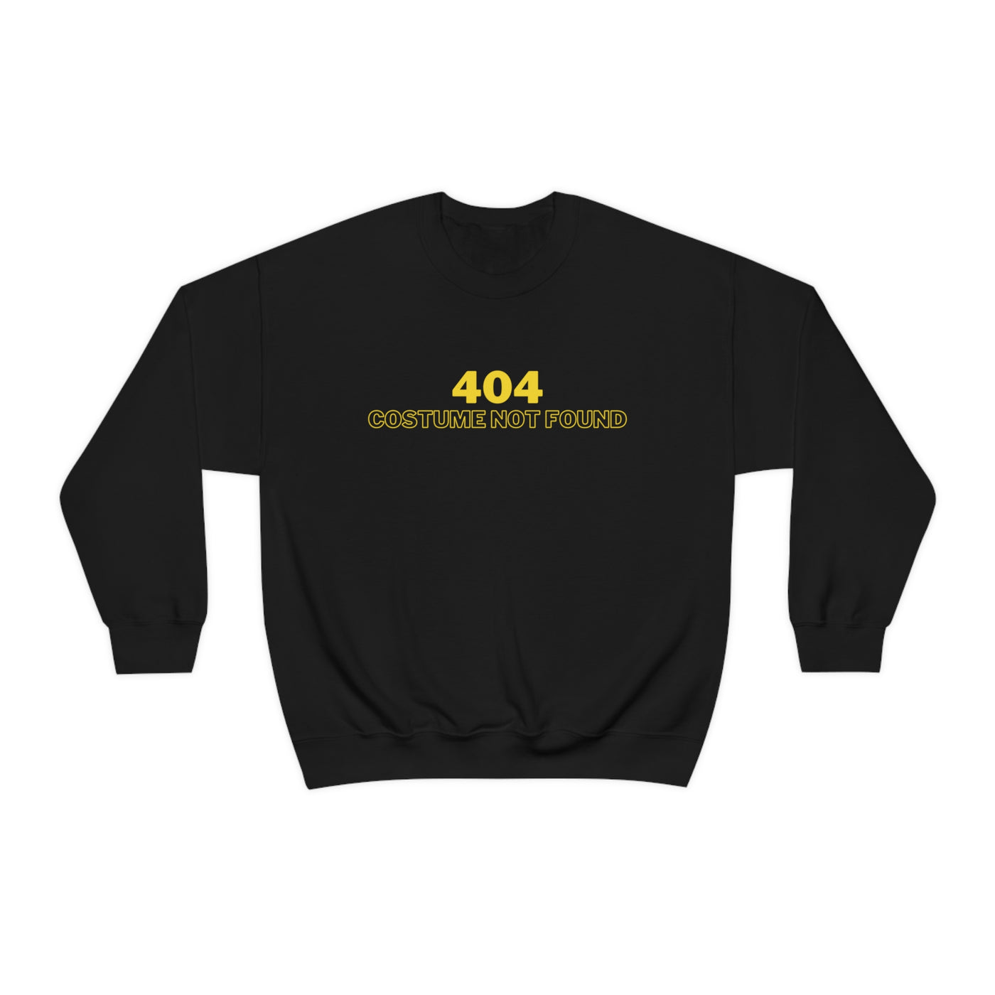 404 Costume Not Found Crewneck Sweatshirt