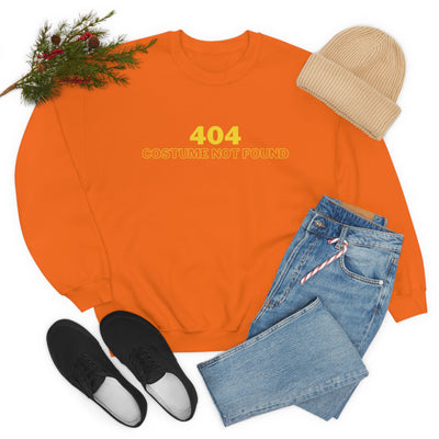 404 Costume Not Found Crewneck Sweatshirt