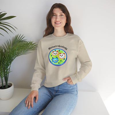 Meowcrobiology Sweatshirt - Unisex Heavy Blend Crewneck