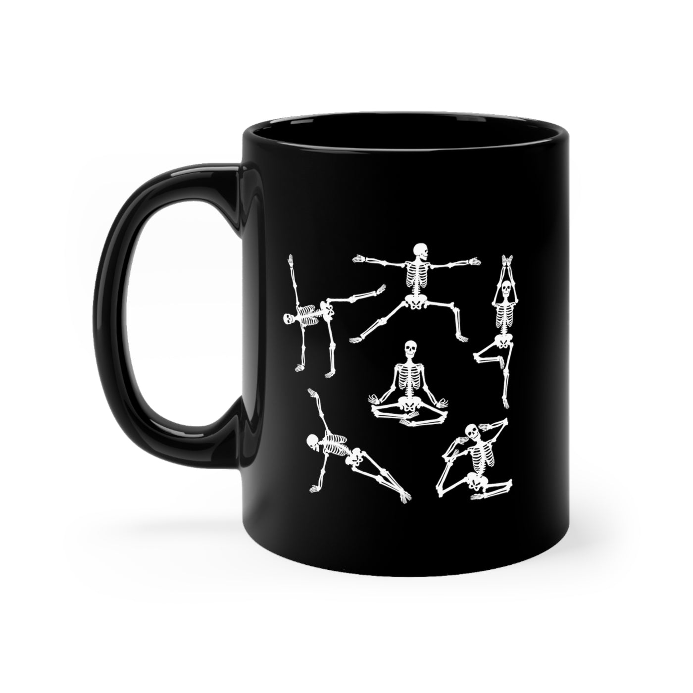 Skeleton Yoga 11oz Ceramic Mug