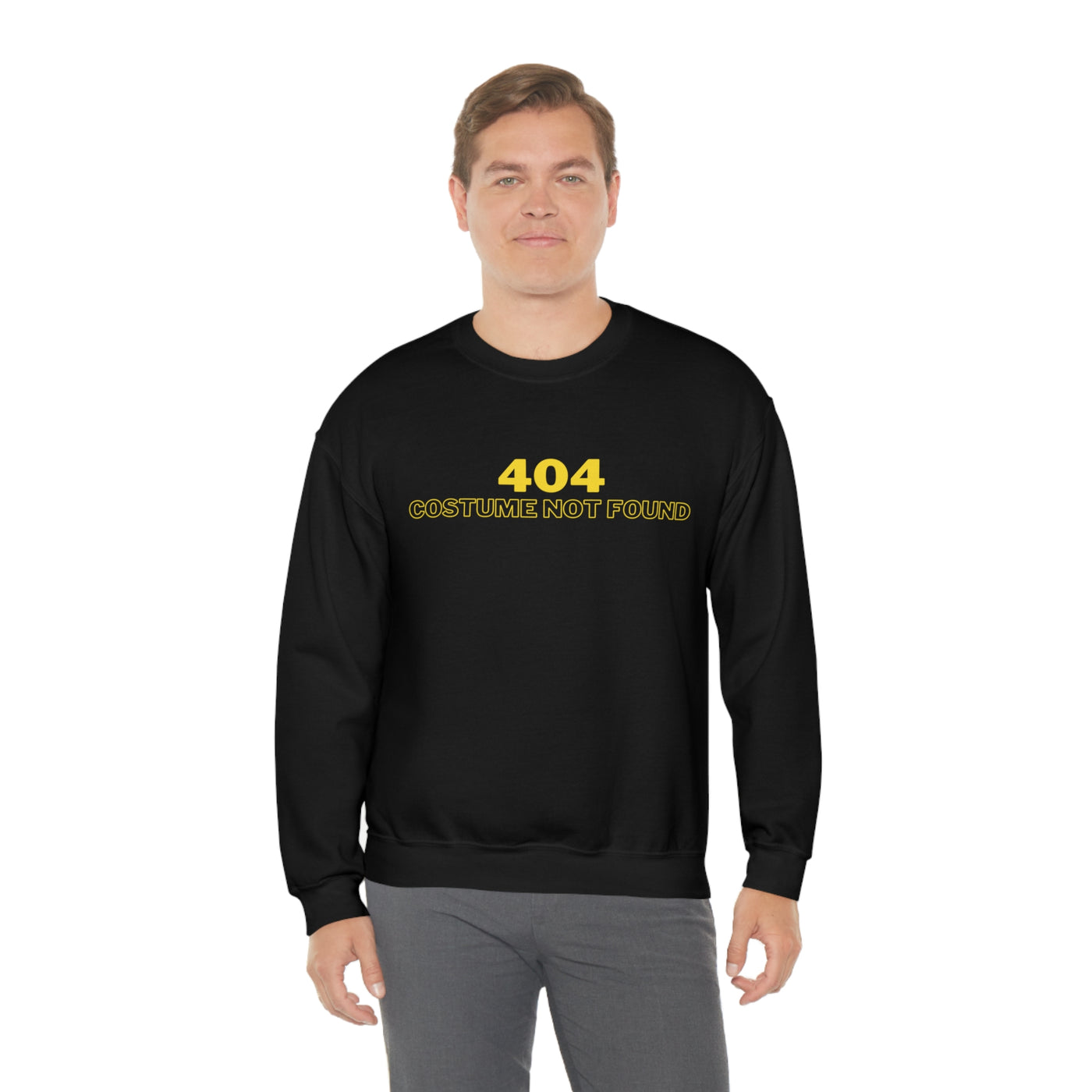 404 Costume Not Found Crewneck Sweatshirt