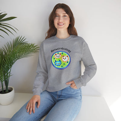 Meowcrobiology Sweatshirt - Unisex Heavy Blend Crewneck