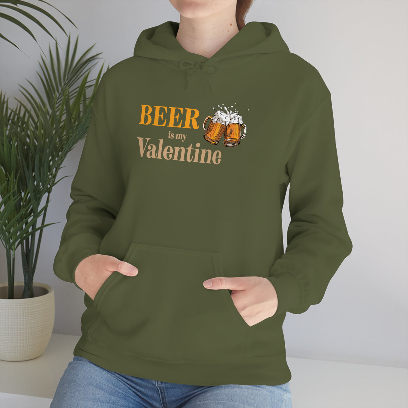 Beer Is My Valentine Unisex Hoodie