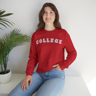 College Crewneck Sweatshirt