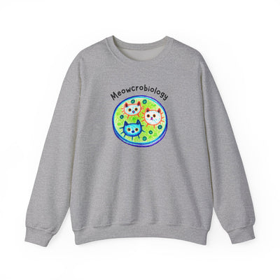 Meowcrobiology Sweatshirt - Unisex Heavy Blend Crewneck