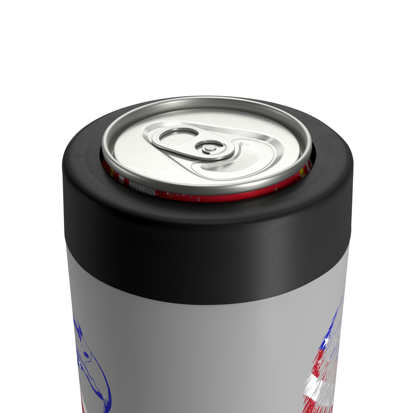 American Eagle Flag Stainless Steel Can Holder
