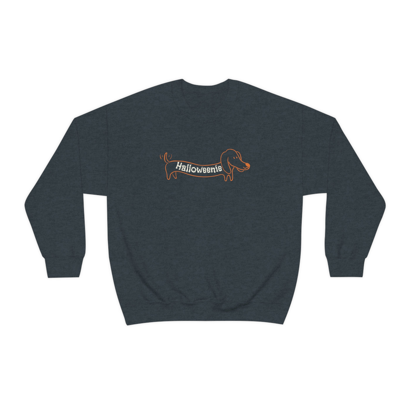 Halloweenie Dog Crewneck Sweatshirt