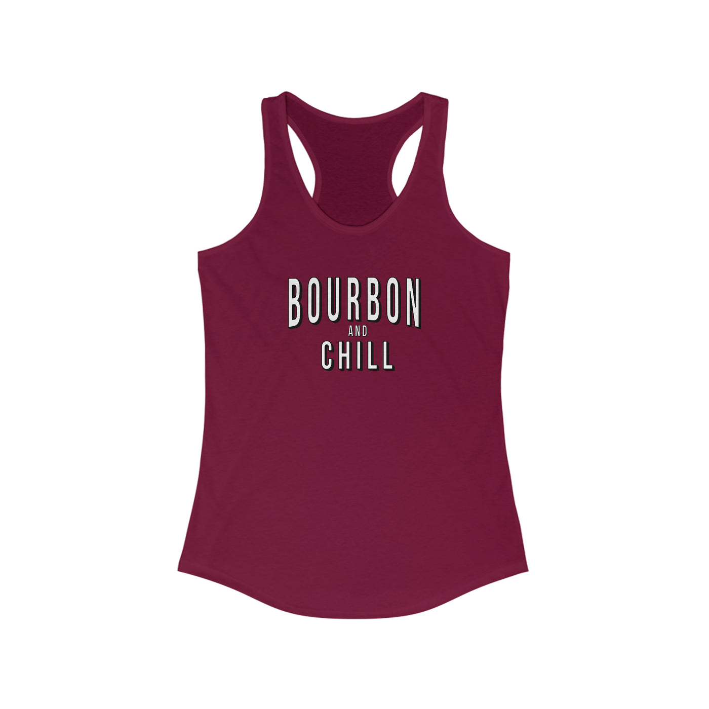 Bourbon And Chill Women's Racerback Tank