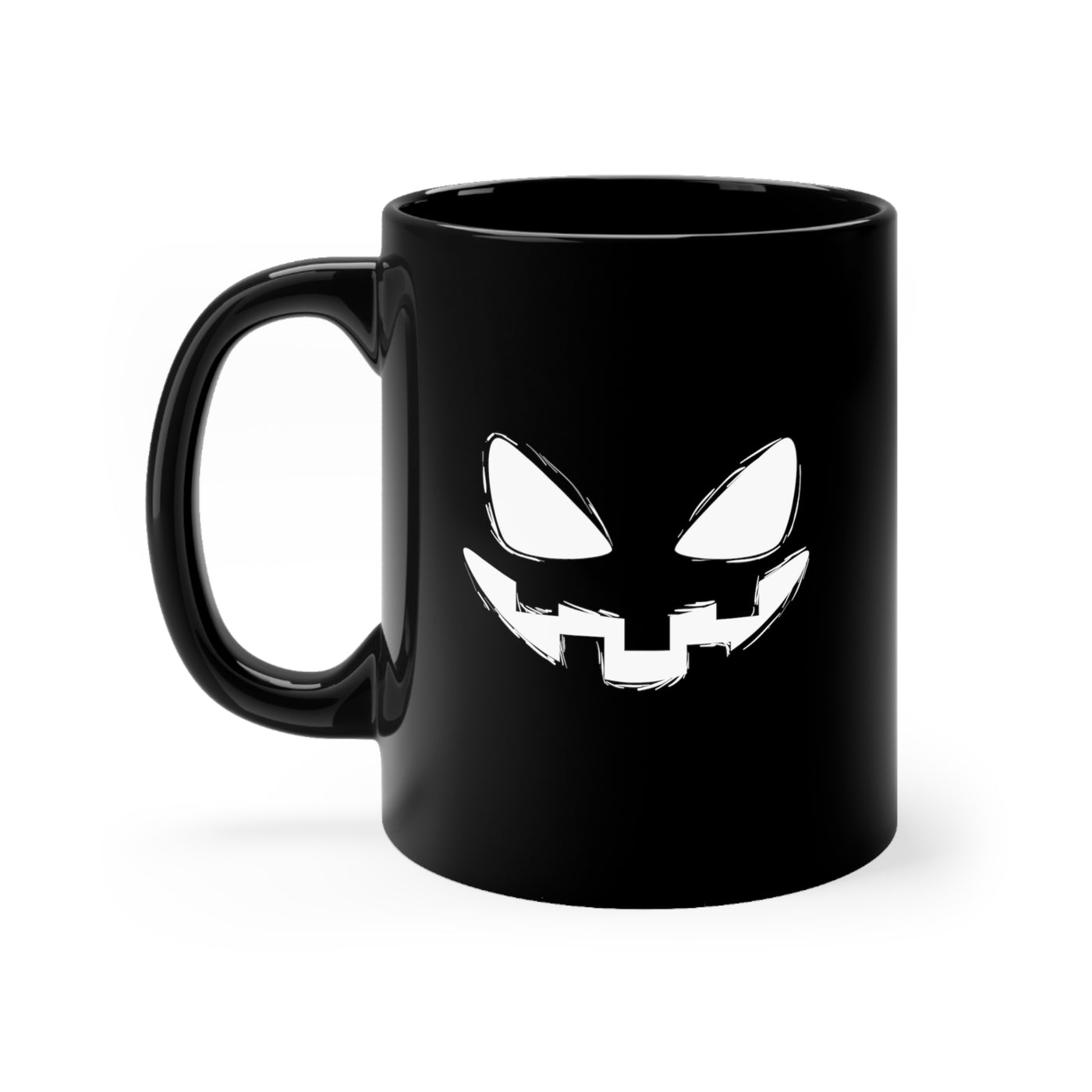 Scary Pumpkin Face 11oz Ceramic Mug