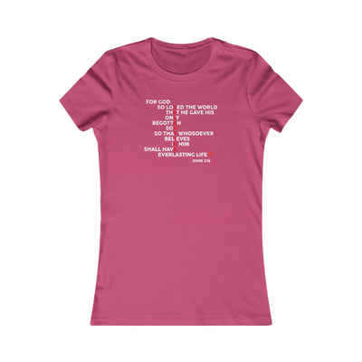 For God So Loved His Valentine Women's Favorite Tee