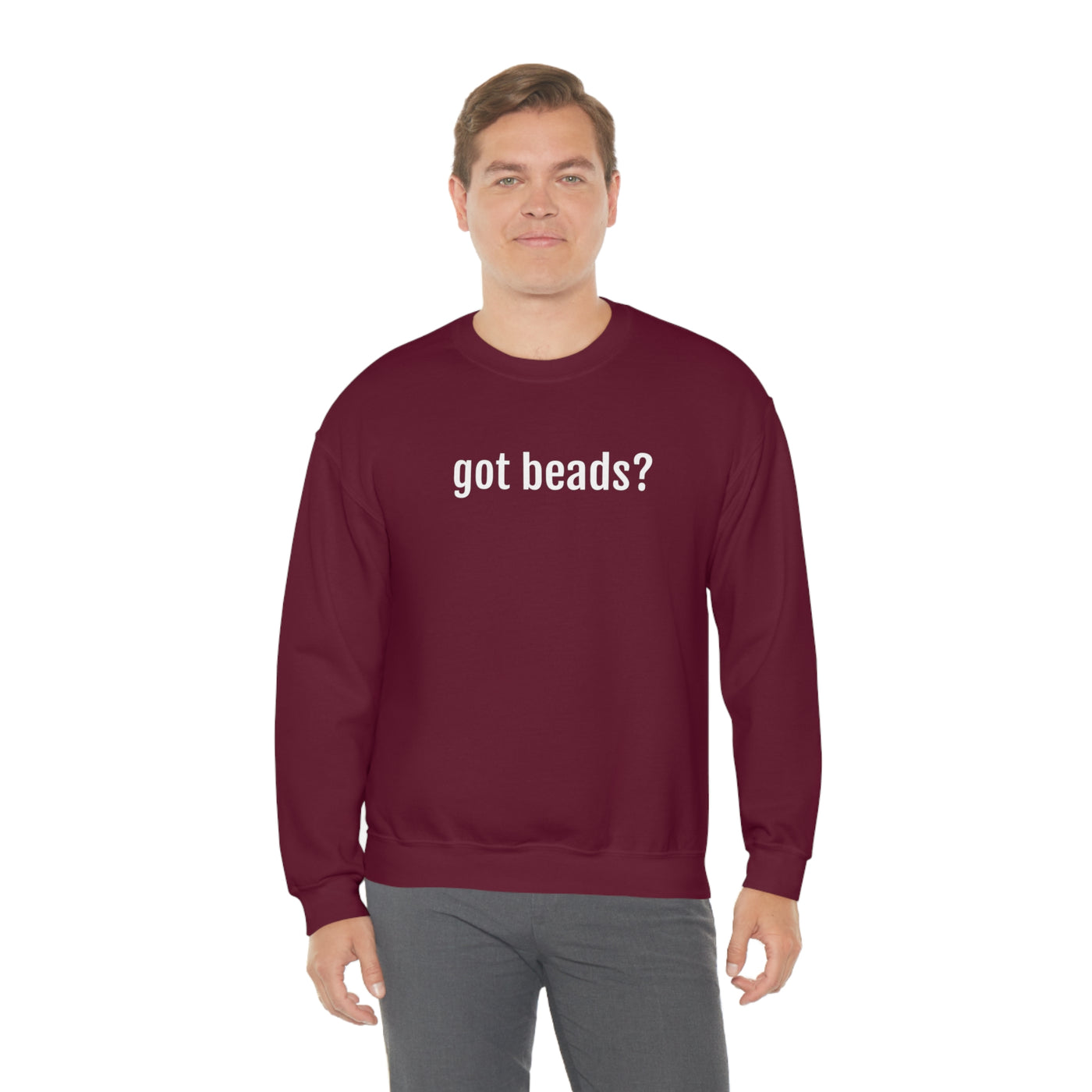 Got Beads? Crewneck Sweatshirt