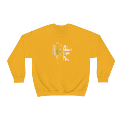 My Blood Type Is IPA Crewneck Sweatshirt