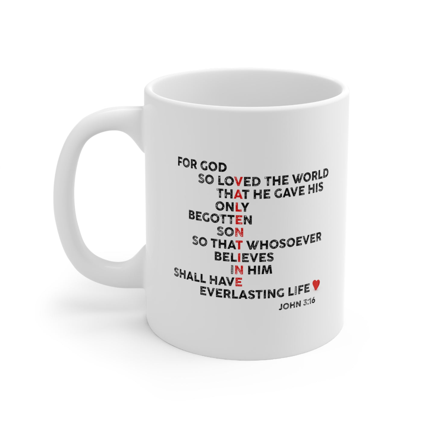 For God So Loved His Valentine 11oz Ceramic Mug