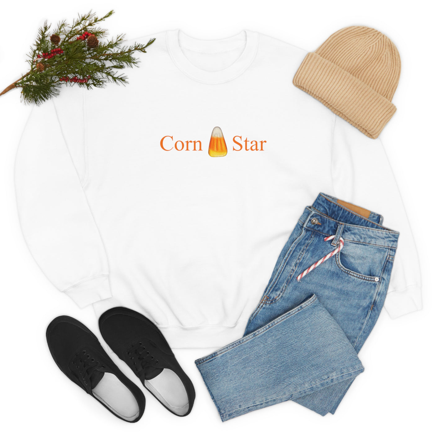 Corn Star Crewneck Sweatshirt